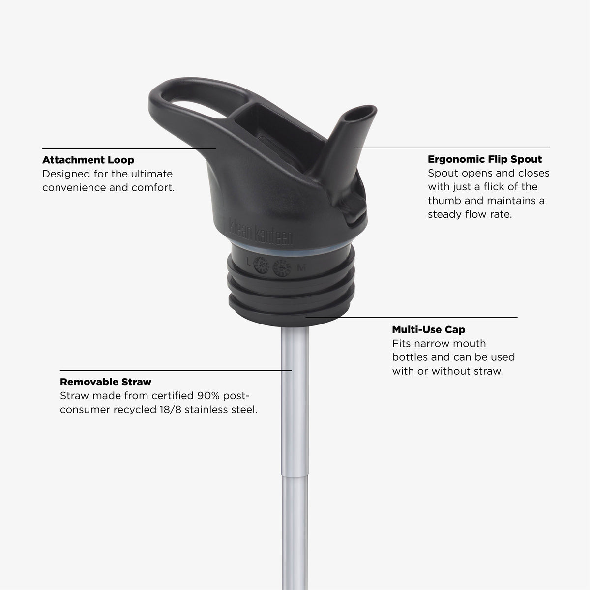 16oz Rise Classic with Flip Seal Sport Cap