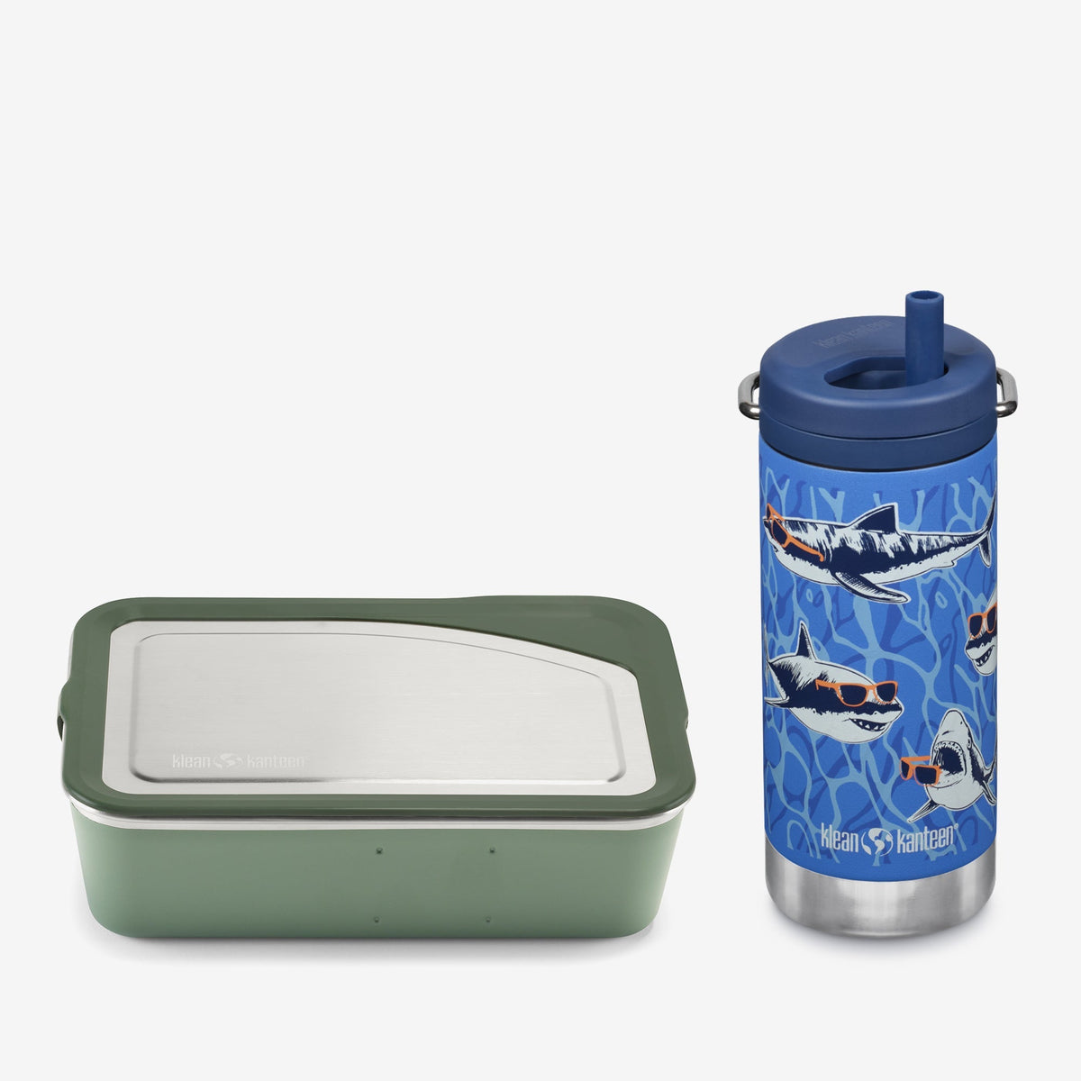 Kid's Lunch Box and Water Bottle Set
